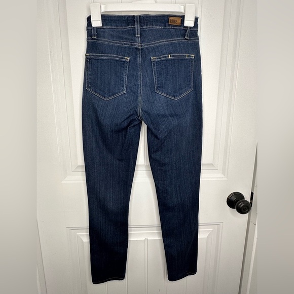 PAIGE Dark Blue Jeans - Picture 2 of 4